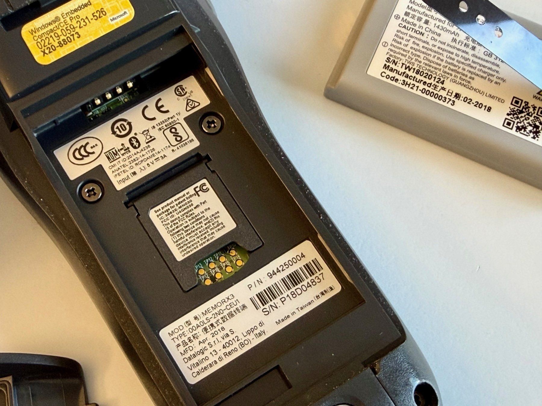 Scanner: Datalogic Memor X3 / Barcode Scanner – Usato da Einigen venduto da Medicom-Pharma 4