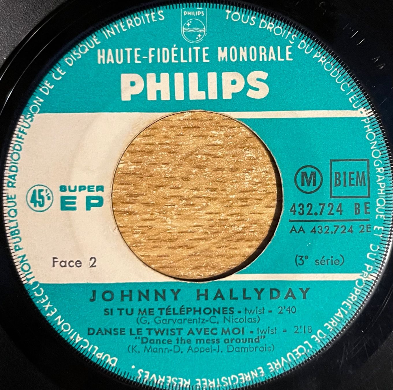 Schallplatten: JOHNNY HALLYDAY - WAP-DOU-WAP – Gebraucht aus Bussigny von vinyl-pas-cher 3