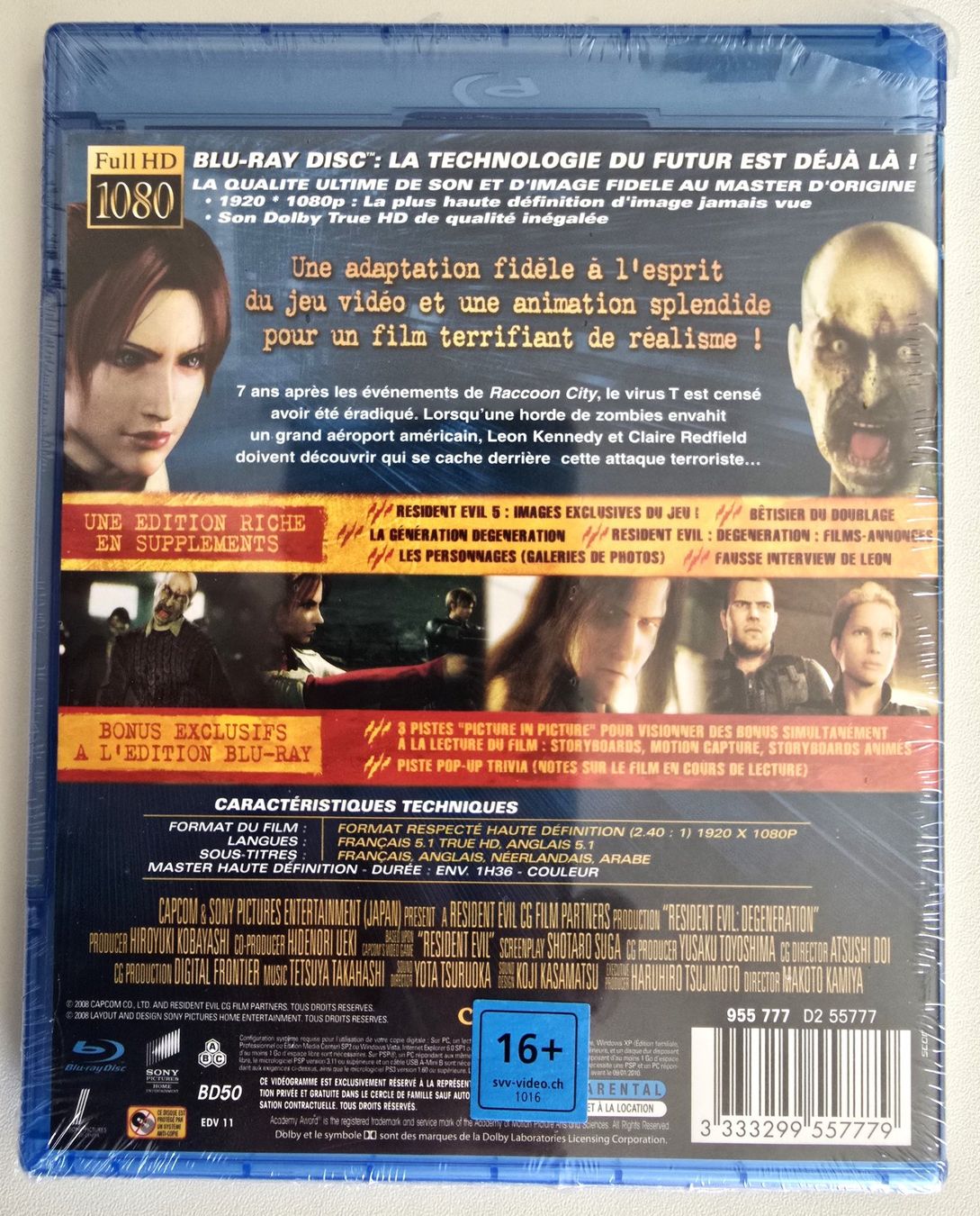 Alle DVDs: Blu-ray Resident evil "degeneration" – Neu und originalverpackt aus La Chaux-de-Fonds von Cokecollection 1