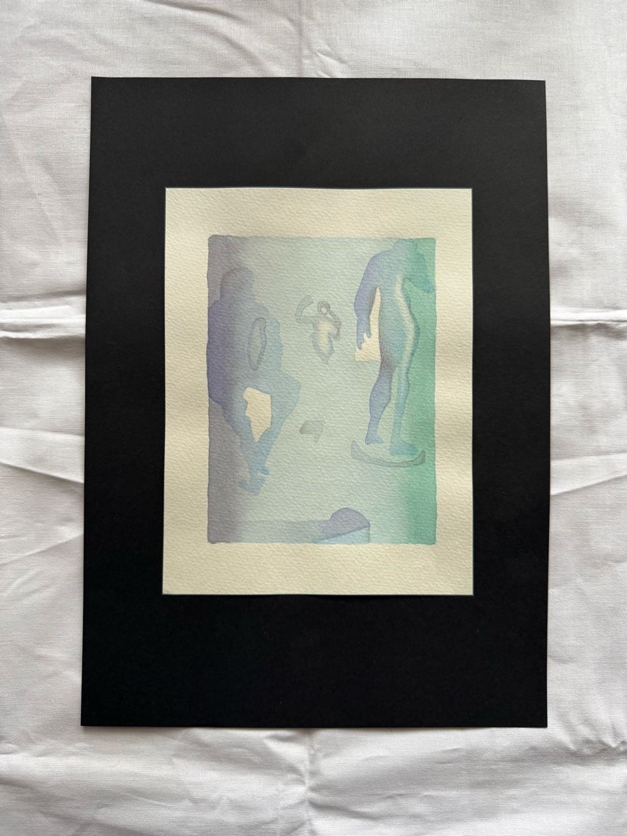 Dipinti: Aquarell, Figuren – Usato da Birmenstorf AG venduto da Pat_roll.
