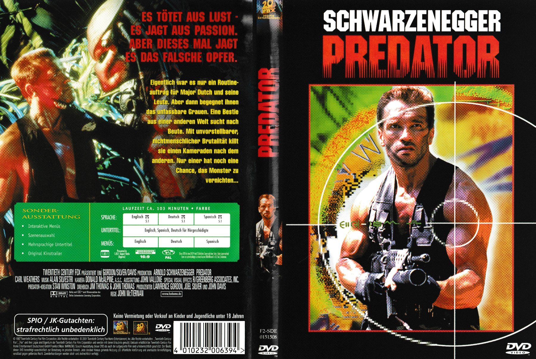 Tutti i DVDs: DVD - Predator – Usato da Langnau am Albis venduto da MediaRescuerKeLoX