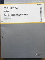 Blockflöte Matthysz Solos from Der Gooden Fluyt-Hemel
