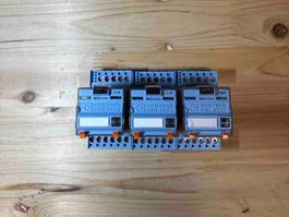 3x Comat Releco Relais C3-R20N DC 24V bistabil mit Sockel