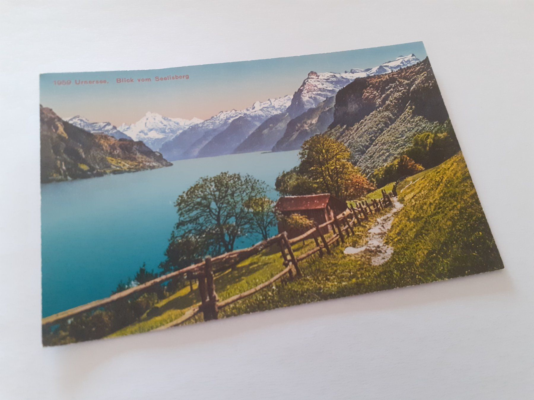 Cartoline postali: URNERSEE - BLICK vom SEELISBERG – Usato da Winterthur venduto da Ornyx7
