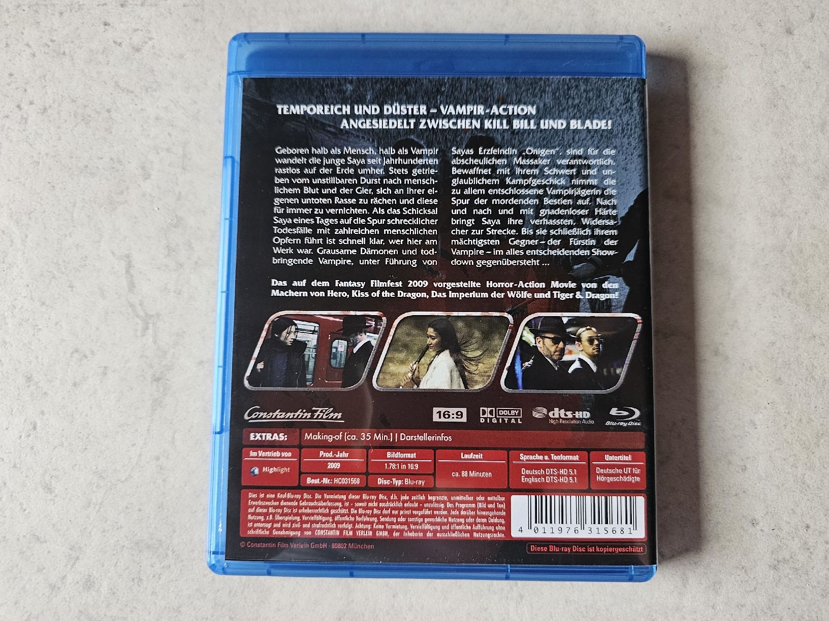 Tutti i DVDs: Blood  -  The Last Vampire  /  Bluray – Usato da Schneisingen venduto da backstore24 1