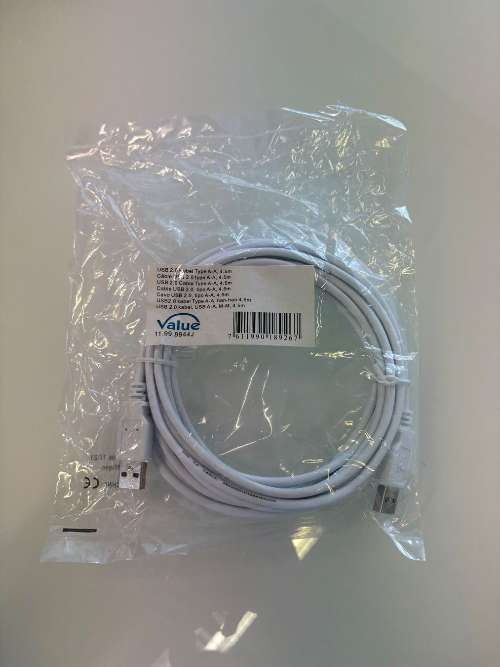 Cavi: Kabel USB 4.5m – Nuovo e nell'imballaggio originale da Hedingen venduto da Luana02