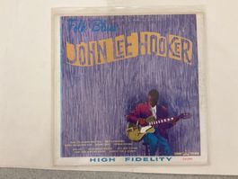 John Lee Hooker LP -  Folk Blues (Cover Defekt)