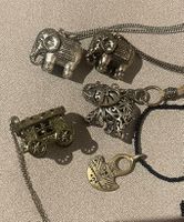 Halskette mit Anhänger aus Metall - Elefant Wagen ✨🐘✨