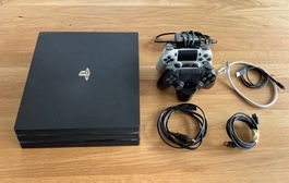 PS4 Pro 1To avec SSD Samsung 870 QVO, 2 manettes, HDMI