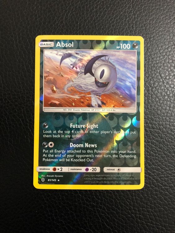 S&M Guardians Rising - Absol rare reverse 81/145 NM Ab 1 (Gebraucht) in ...