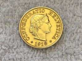 5 centimes/rappen 1918
