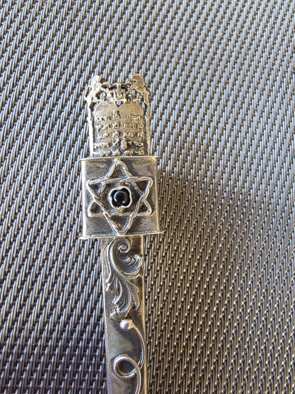 Pendentifs: Silberner Torarollen Zeiger mit Davidstern 1873 – D'occasion à Wil SG par Frank.Kunst-Uhren 1