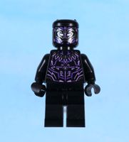 LEGO Minifigur Black Panther - Dark Purple and Lavender High