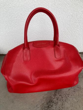 Rote Coccinelle Handtasche, Top Zustand