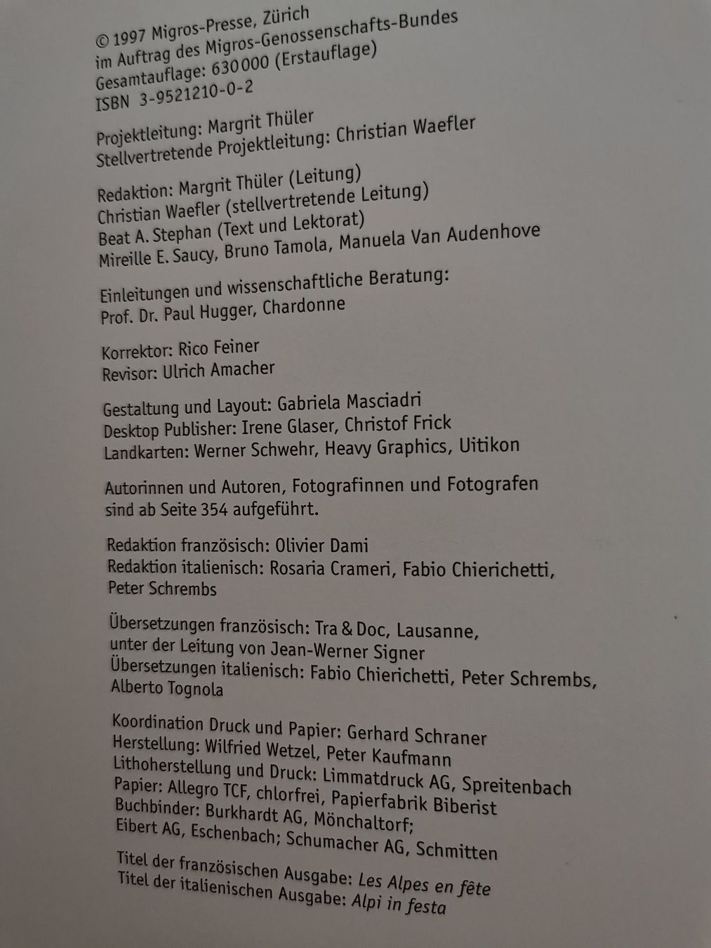 Libri: Feste im Alpenraum – Usato da Richterswil venduto da Milan777 6