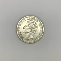 Sachsen 1/6 Taler 1871 Silber