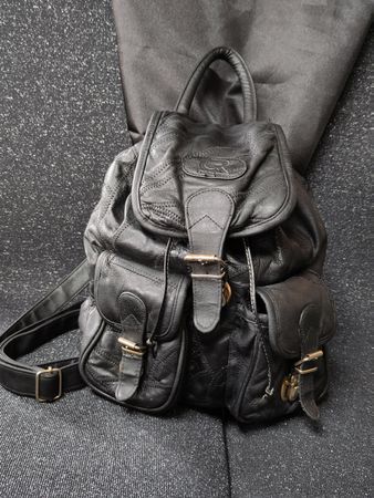 Rucksack vintage schwarz
