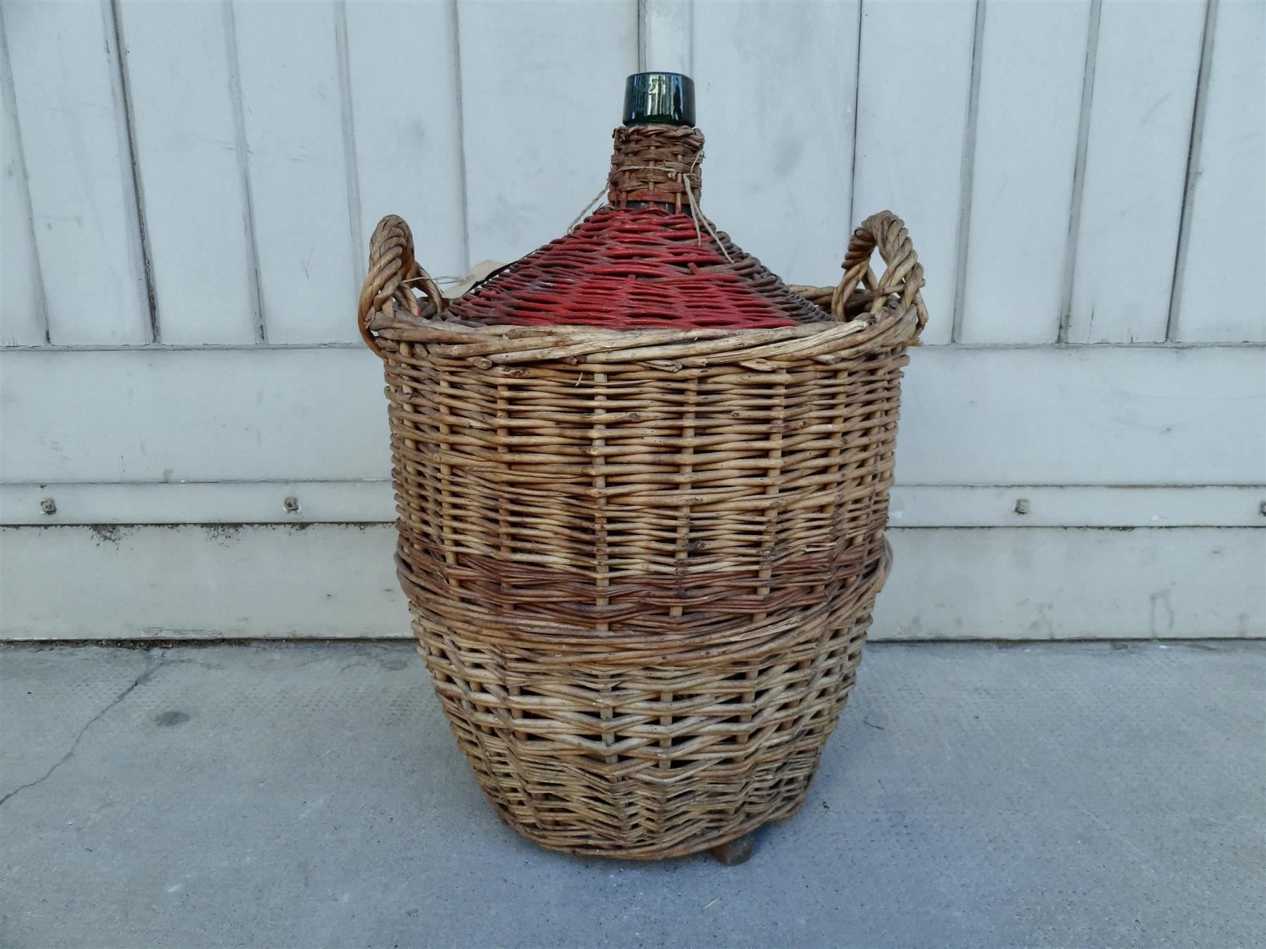 Flaschen: alte Korbflasche geeeicht 21 Liter 1944 – Gebraucht aus Kerzers von Flaschenposten 4