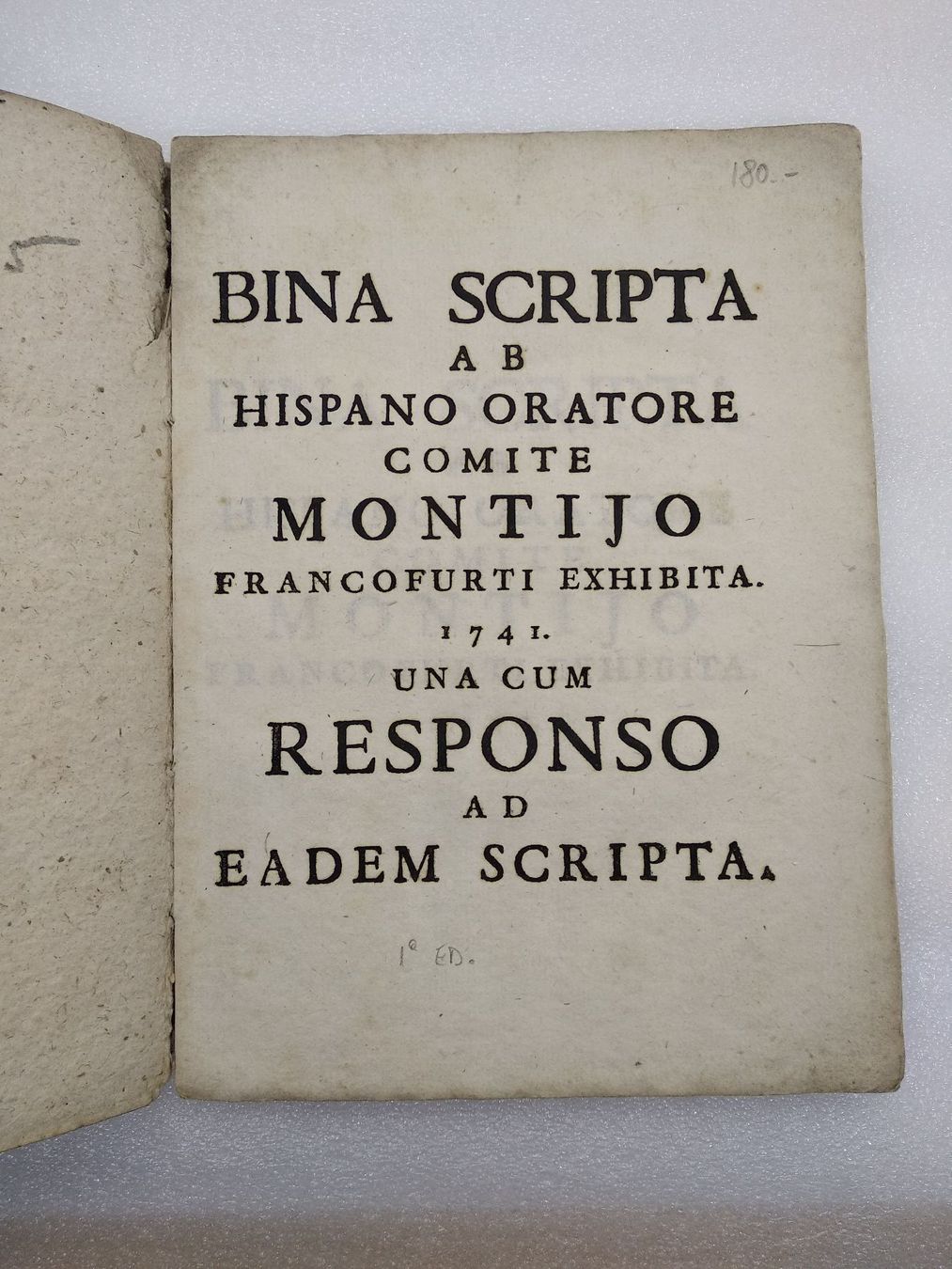Libri: BINA SCRIPTA 1741 – Usato da Goldach venduto da Gaip