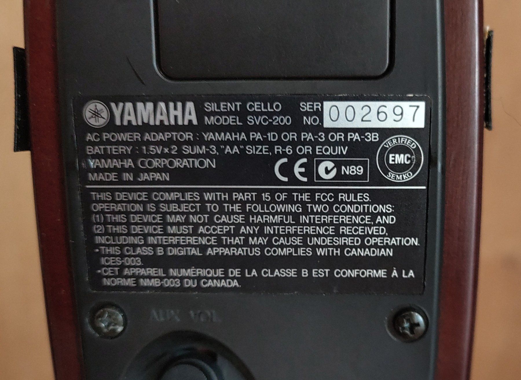 Yamaha Strumenti musicali: Yamaha E-Cello Silent Cello SVC 200 – Usato da Hünenberg See venduto da ElijahB. 4