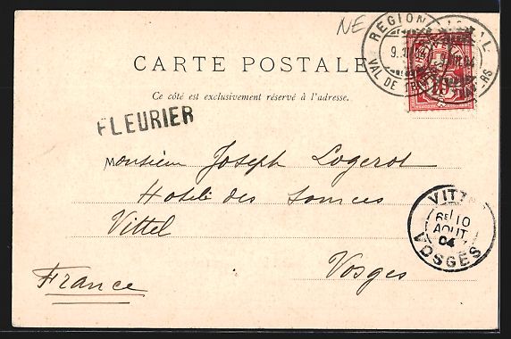 Cartes postales: AK Fleurier, Hotel-Pension Beau-Site – D'occasion à Berlin par bartko-reher 1