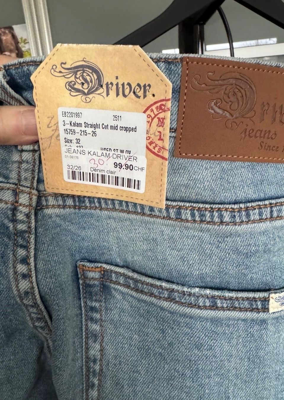 Jeans: Driver jeans - Neuf - 32/26 – Nuovo e nell'imballaggio originale da Vuisternens-Romont venduto da gol_xp6p 3