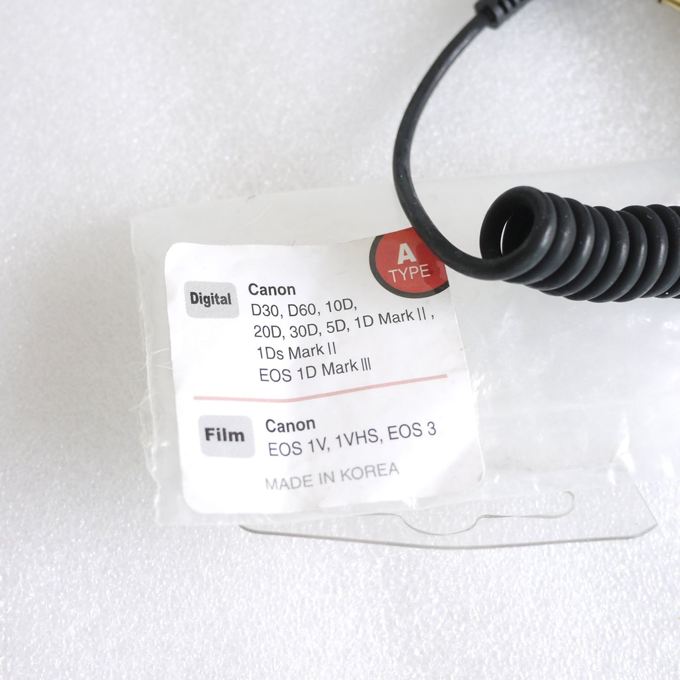 Canon Flash: Canon Auslösekabel / déclencheur Type A. EOS. New. – Nuovo (secondo la descrizione) da Egg b. Zürich venduto da JCB