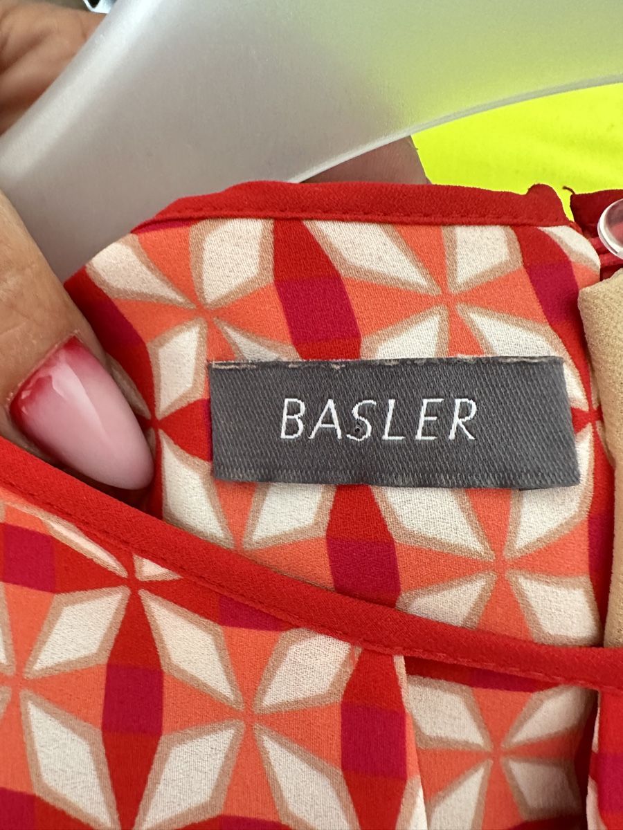Basler Vestiti: Basler Sommer Kleid, Gr. 36, Rot/Weiss gemustert – Usato da Menziken venduto da cla_8qfq 2