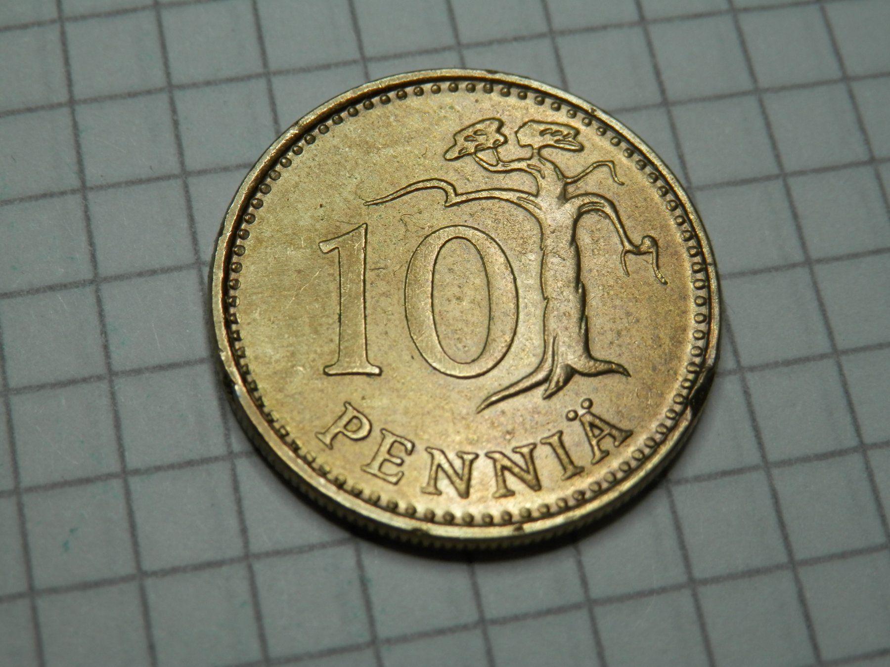 Tutti le monete: Finnland 10 Penny, 1982 – Usato da Weiach venduto da weiach81 1