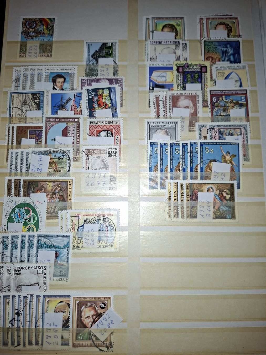 Tutti i francobolli: Briefmarkensammlung Österreich  – Usato da Balgach venduto da SIMEON27 6