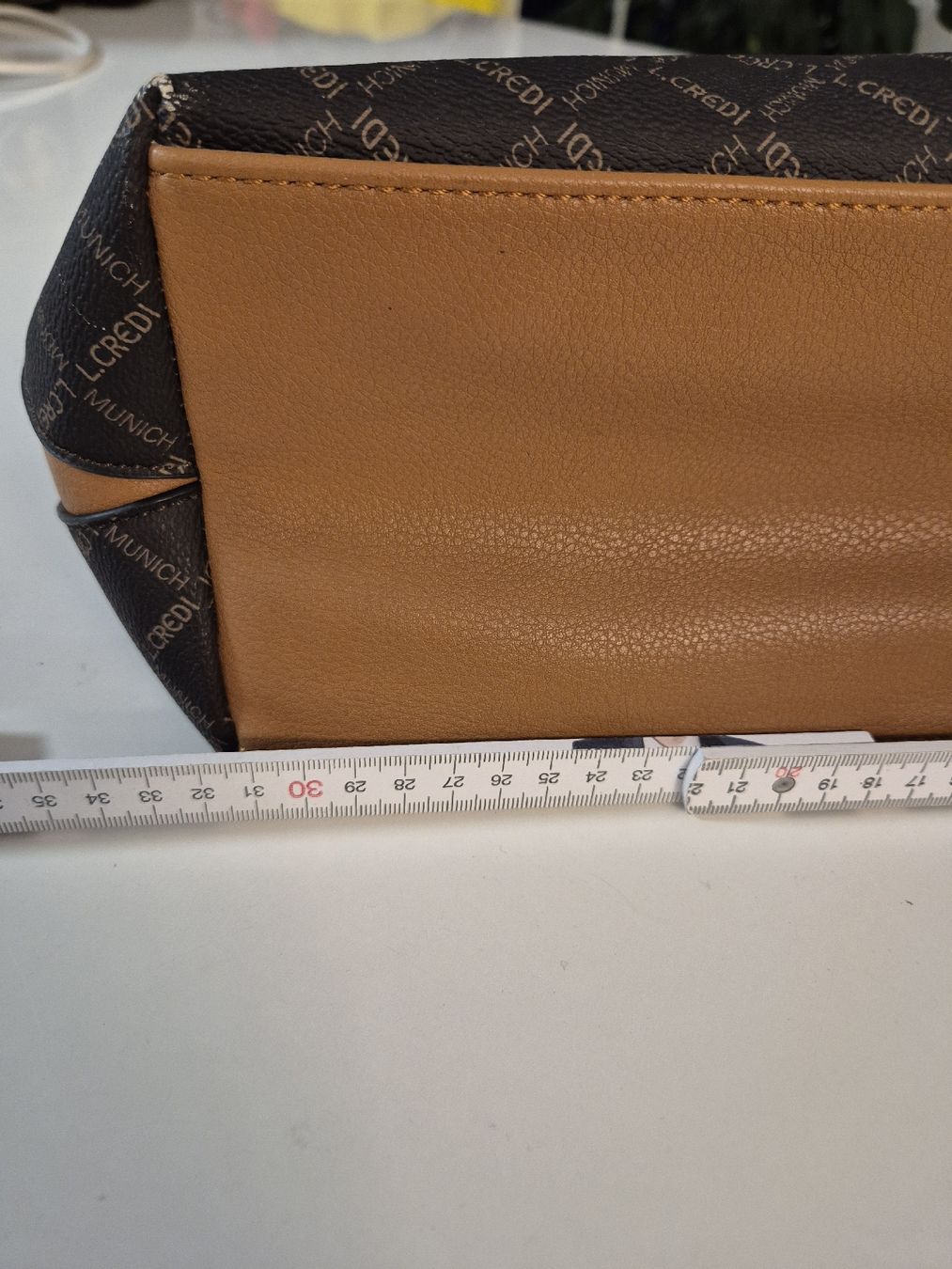L.Credi Borse da donna: L. Credi Shopper, Handtasche, braun – Usato da Krauchthal venduto da MEWA01 4