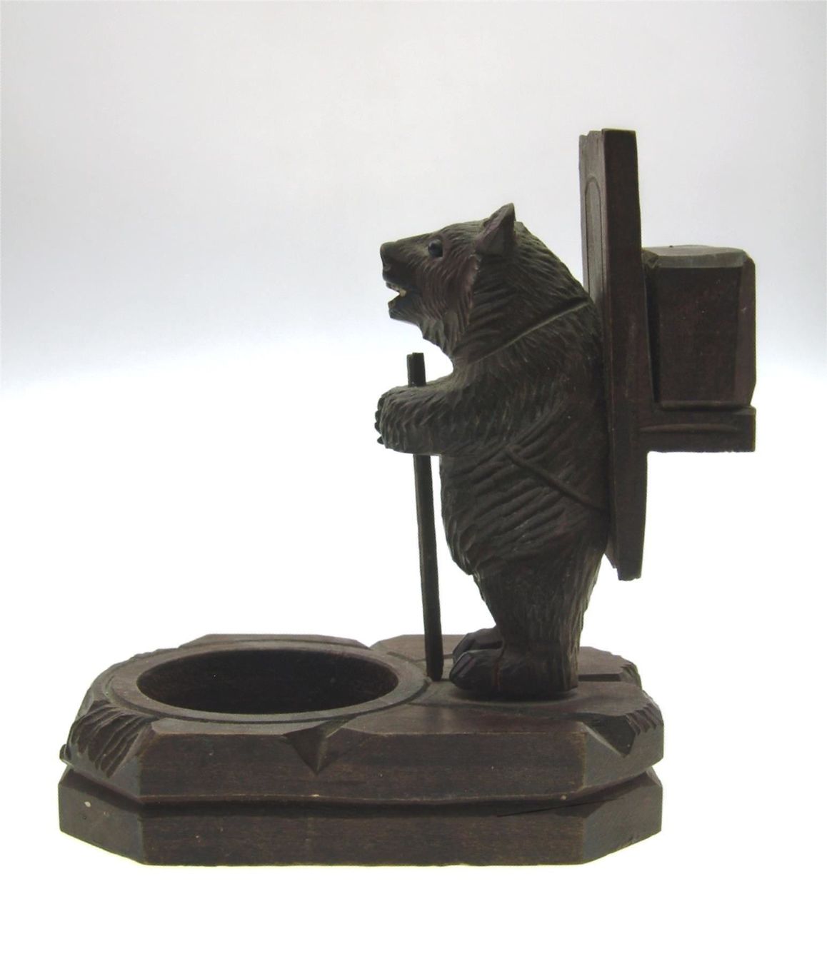 Sculptures & Statues: Alter wunderschöne Brienzer Wanderbär mit Streichholzhalter – D'occasion à Langenthal par TolleGeschenke2026 3