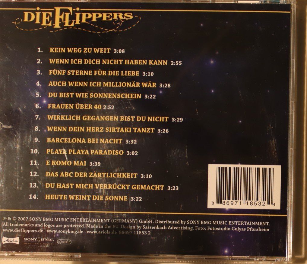 CD: Die Flippers – Kein Weg Zu Weit – Usato da Luzern venduto da CONTENTI 2