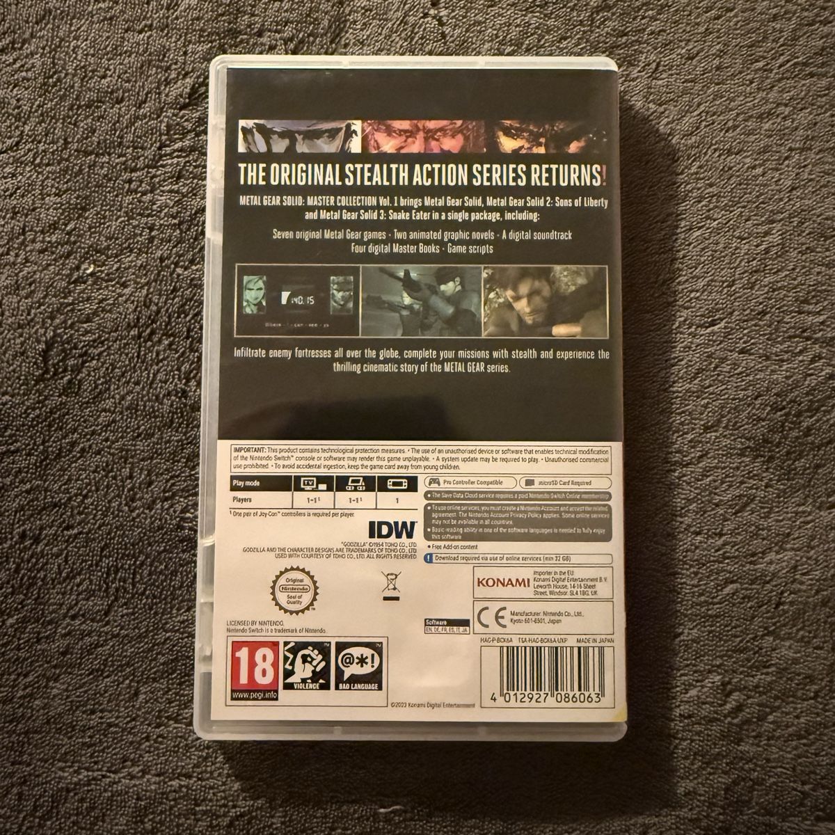 Nintendo Jeux: Metal Gear Solid Master Collection Vol 1 - Nintendo Switch – D'occasion à Territet par fil_5jwk 1