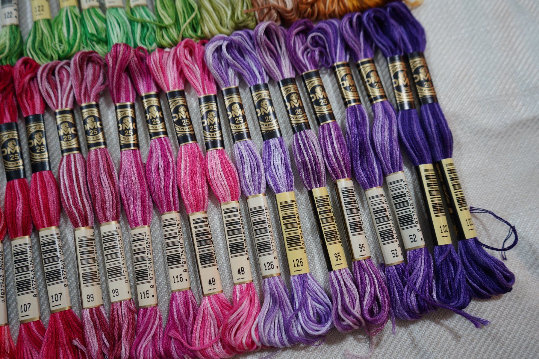 Kordeln & Faden: 60 DMC Mouliné Spécial Multicolor Art 117 - LOSB8 – Neu und originalverpackt aus Mels von DACRI 5