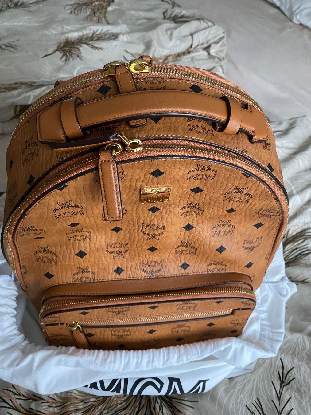 Mcm Sacs à dos: MCM Rucksack Cognac – D'occasion à Jona par Akuman 2