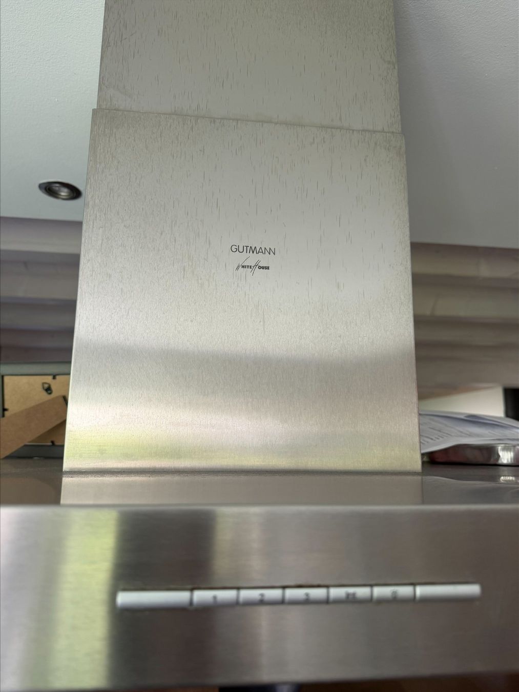 Cappe di aspirazione: Dunstabzugshaube Gutmann Edelstahl mit Glas gebraucht – Usato da Lupfig venduto da martinbipp 1