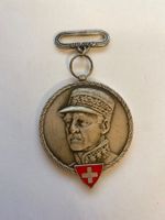 Médaille Général Guisan Suisse métal argenté