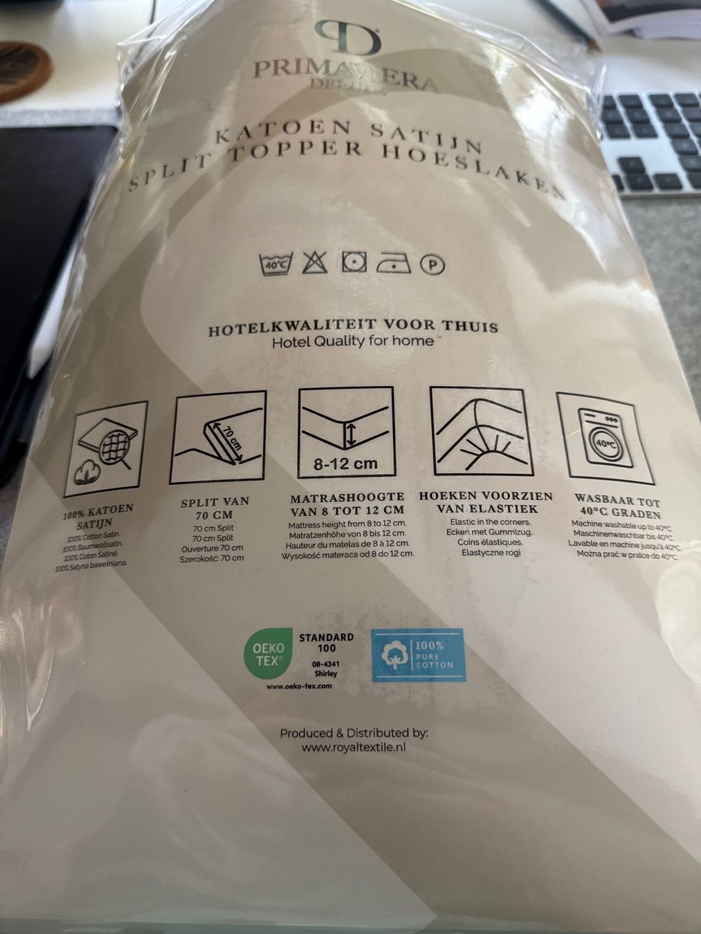 Linge de lit: PrimaViera Deluxe Split-Topper Laken (Baumwollsatin) – Neuf (Voir description) à Weiningen ZH par -Adenin- 5