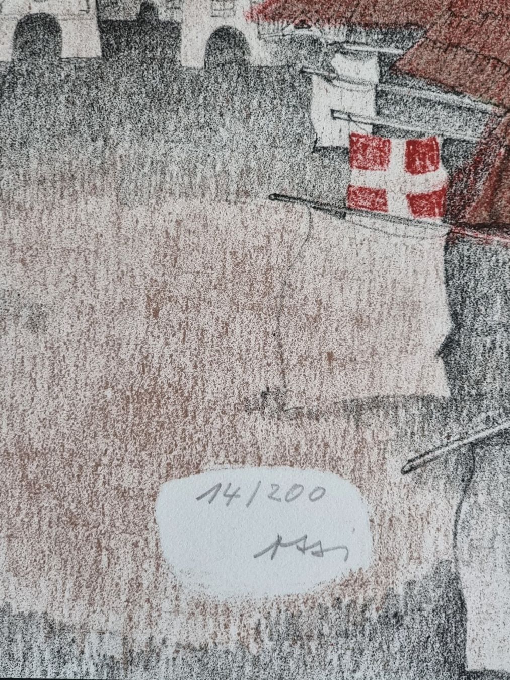 Grafica & Litografie: OSSI CZINNER LITHOGRAPHIE SIGNIERT NUMMERIERT – Usato da Gersau venduto da grafik-kunst 2