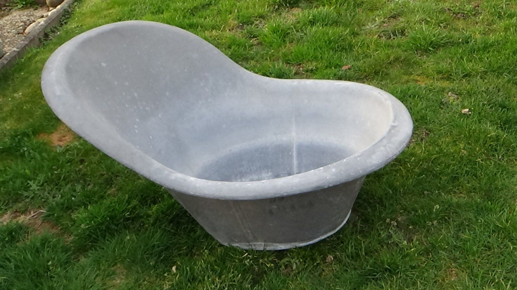 Vasche da bagno: Antike Zink Sitzbadewanne – Usato da Wiedlisbach venduto da Bobesch10 1