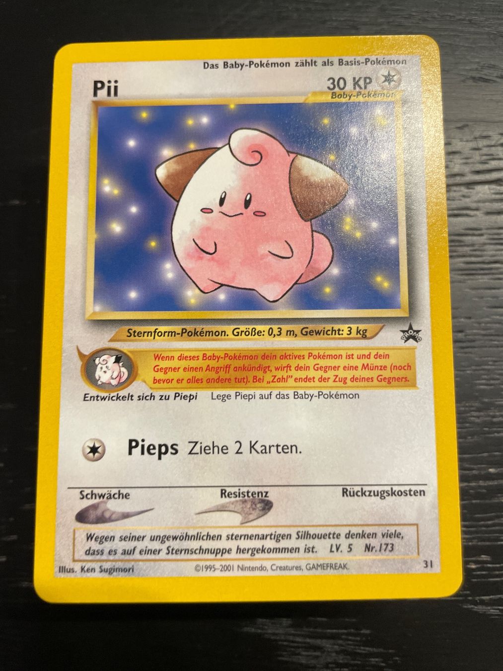 Pokémon Carte collezionabili: Pokemon Promo 31 Pii vintage – Usato da Hugelshofen venduto da Suimosa