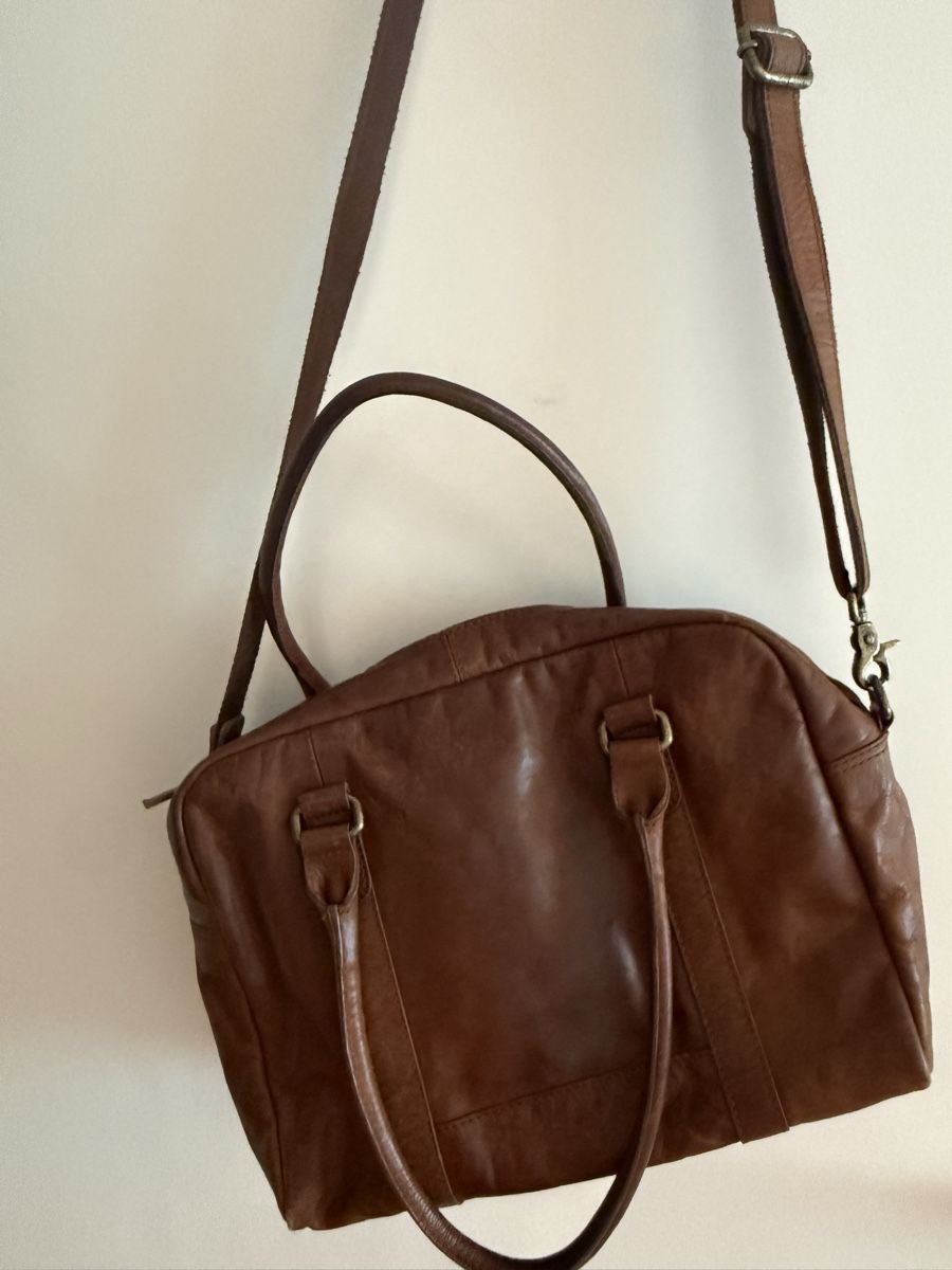 Borse da donna: Ledertasche braun Handtasche Varese – Usato da Meggen venduto da edwardcallan 1