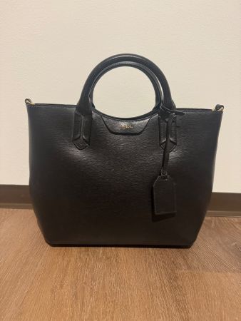 Ralph Lauren Ledertasche schwarz