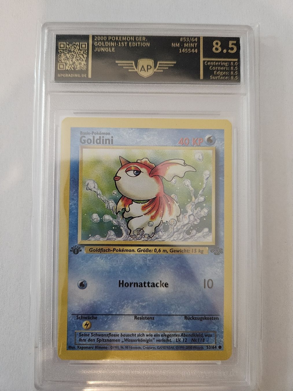 Pokémon Sammelbilder & Trading cards: Pokémon - Goldini 1st Edition (2000) AP8.5 – Gebraucht aus Birmensdorf ZH von x_NoMis