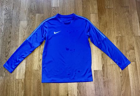 Blaues Nike Langarmshirt - Gr 137-147cm