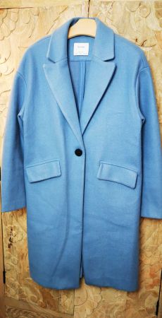 Mantel / Jacke / Wintermantel / Herbstmantel in hellblau - S
