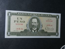 Cuba 1980, 1 Peso   - ungefaltet