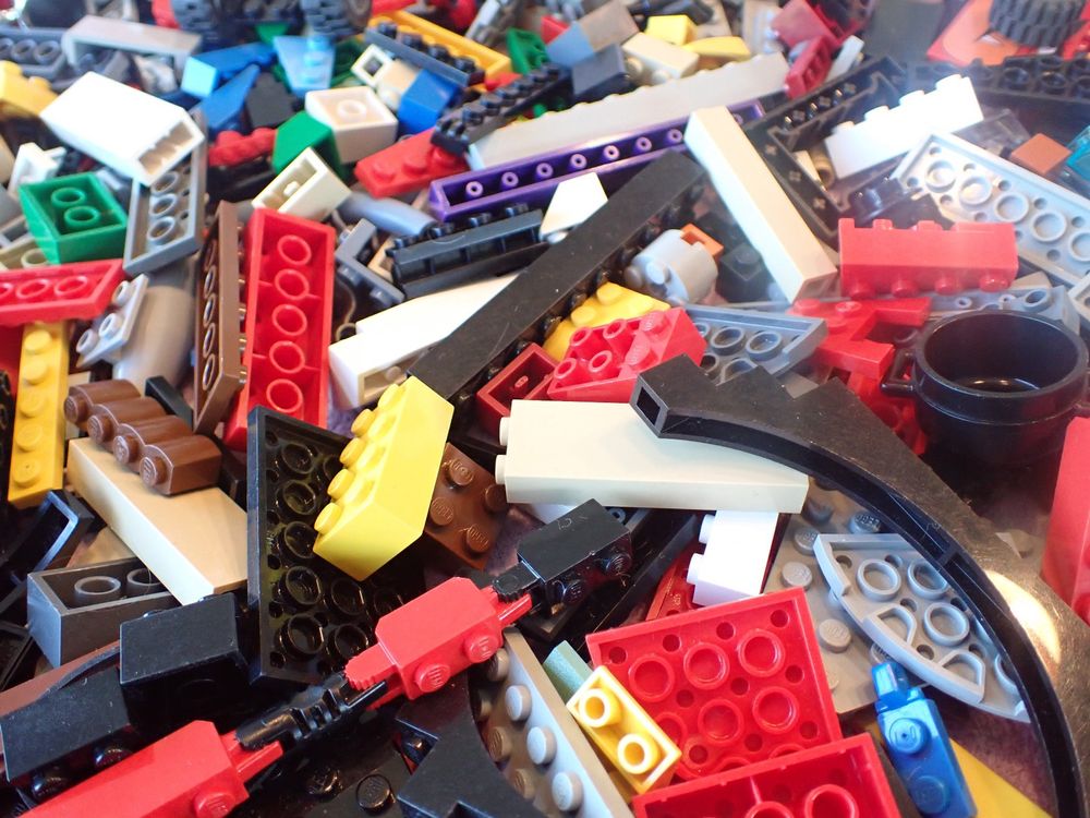 sehr viele LEGO Steine bunt gemischt Kilo Ware System (2) Kaufen auf Ricardo