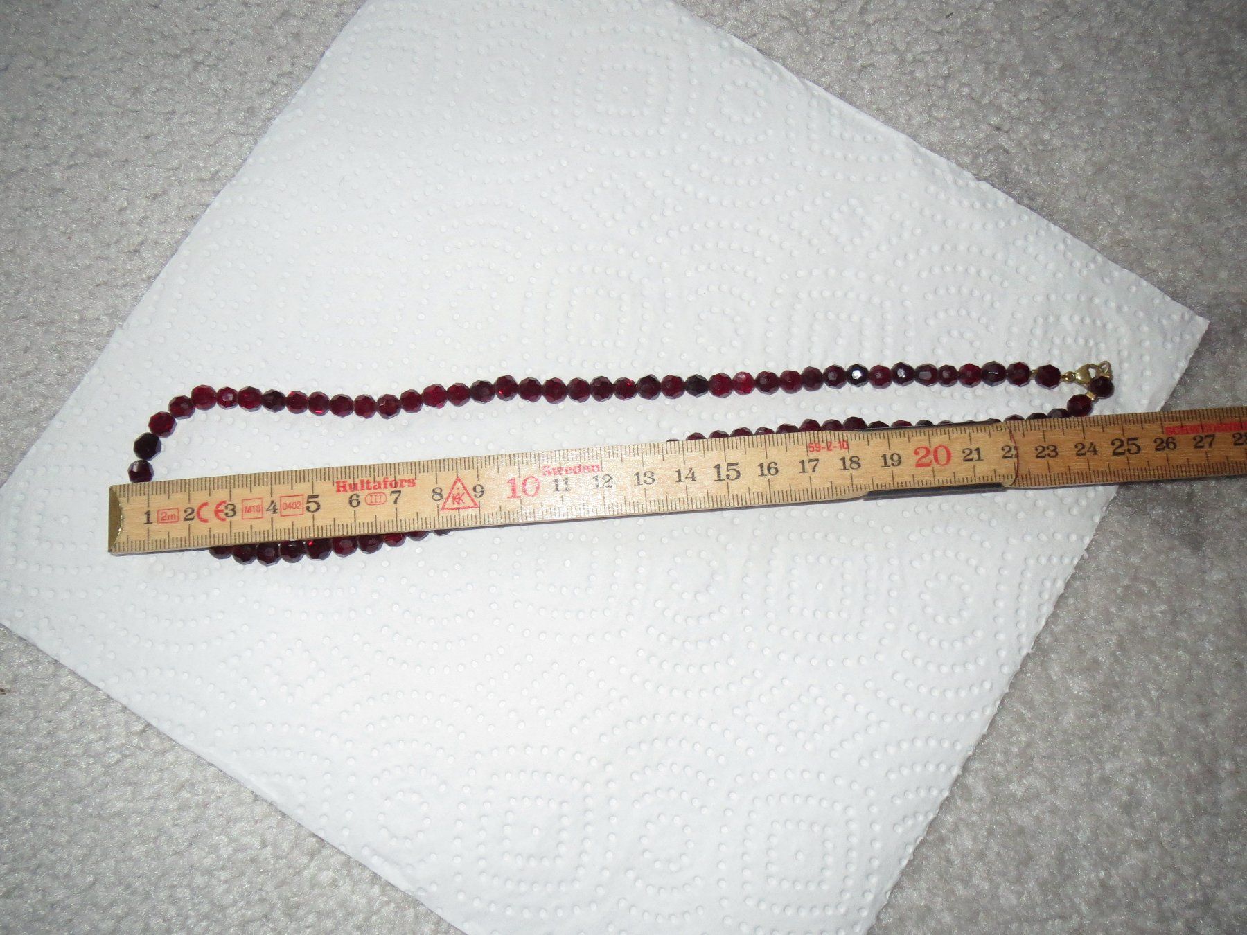 Catenine: super schöne ECHTSTEIN Kette RHODOLIT – Usato da Kiental venduto da Anna8702 8